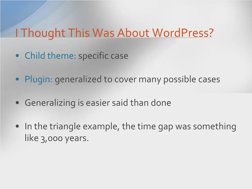 i thought this was about wordpress