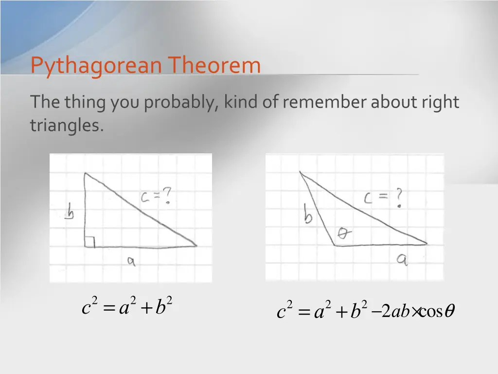 pythagorean theorem