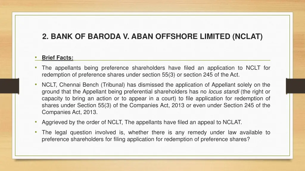 2 bank of baroda v aban offshore limited nclat