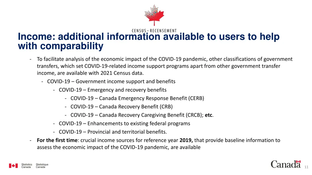 income additional information available to users