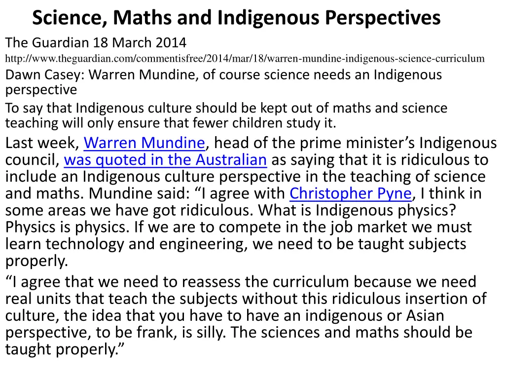 science maths and indigenous perspectives 1