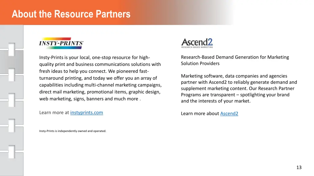 about the resource partners