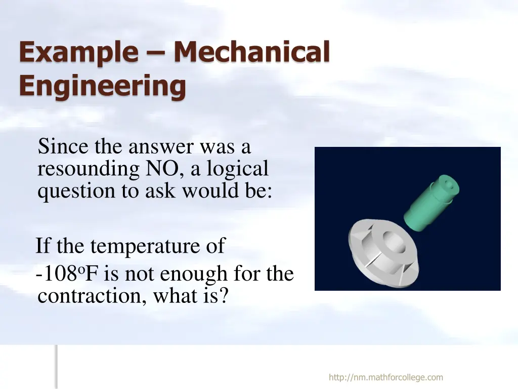 example mechanical engineering