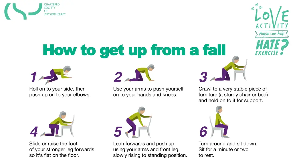 how to get up from a fall how to get up from