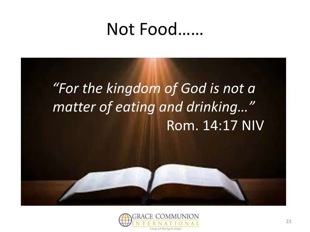 not food