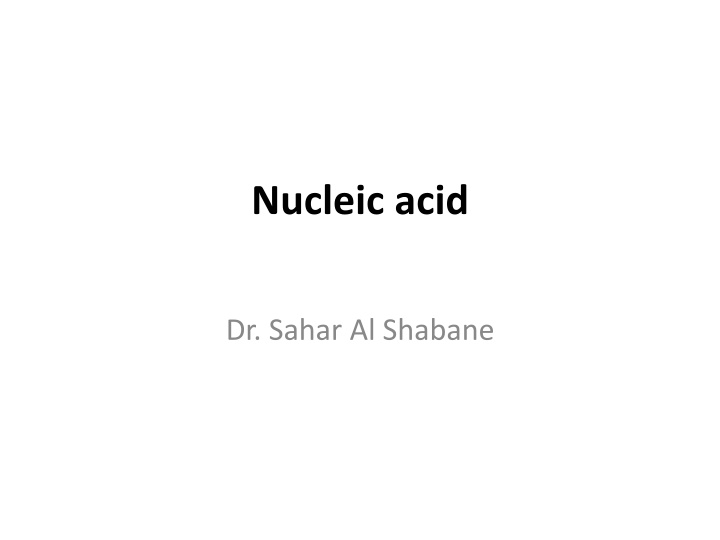 nucleic acid