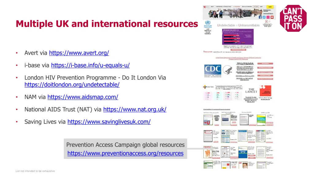 multiple uk and international resources