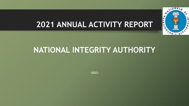 2021 annual activity report