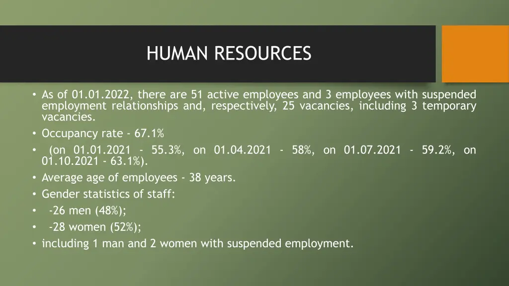 human resources