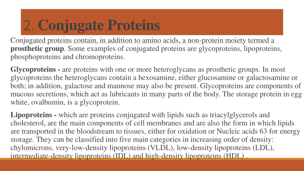 2 conjugate proteins conjugated proteins contain