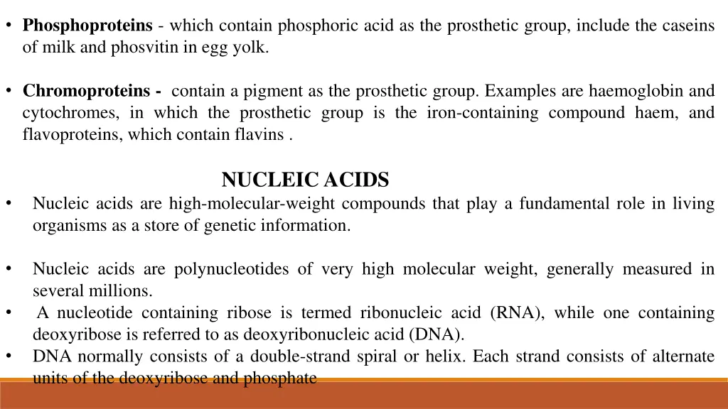 phosphoproteins which contain phosphoric acid