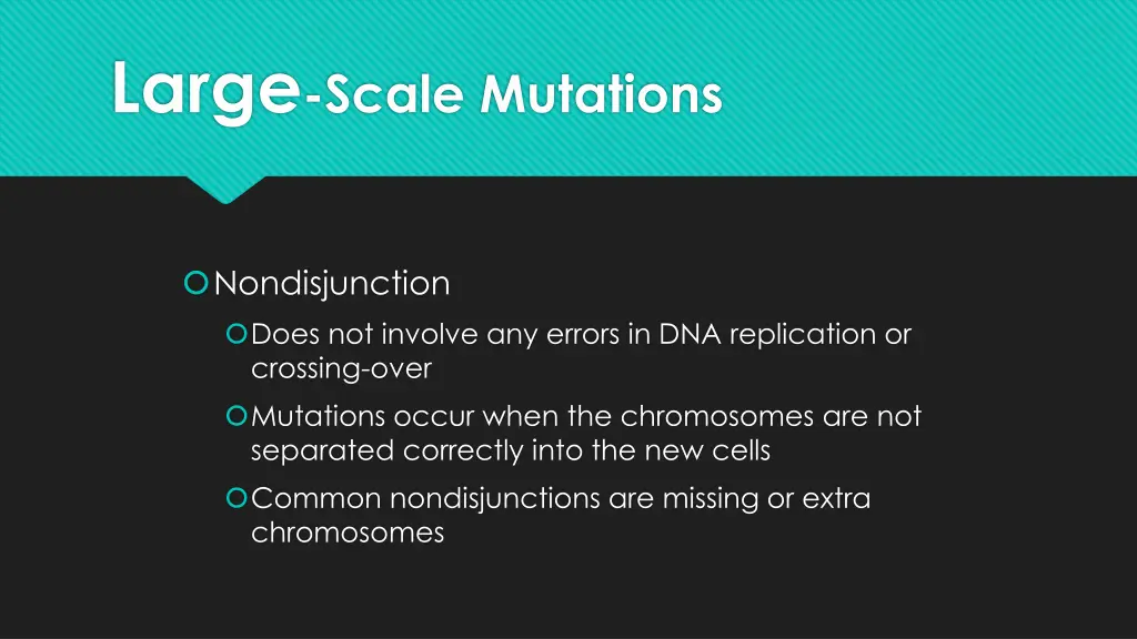 large scale mutations 1