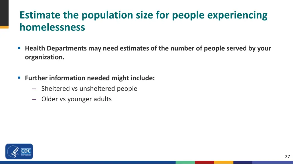 estimate the population size for people