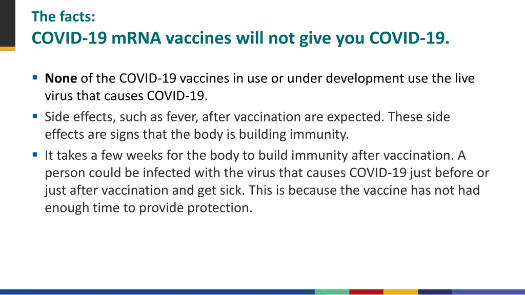 the facts covid 19 mrna vaccines will not give