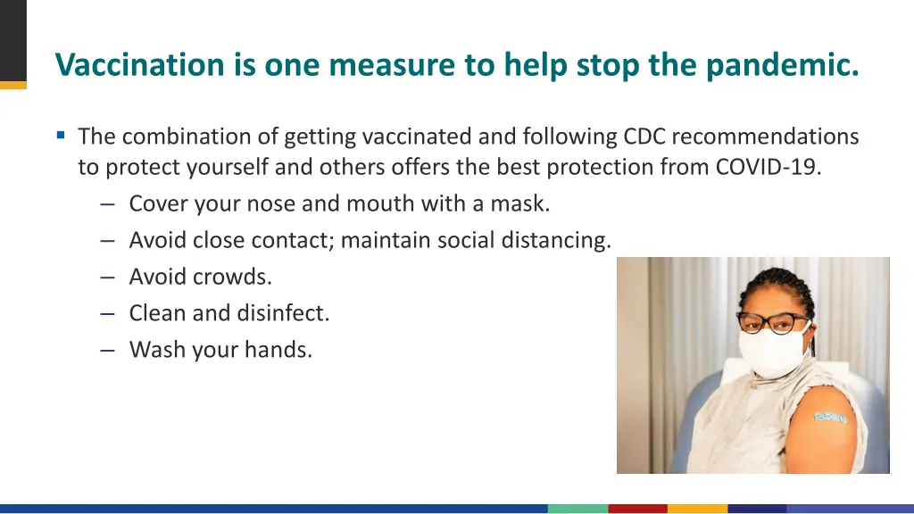 vaccination is one measure to help stop