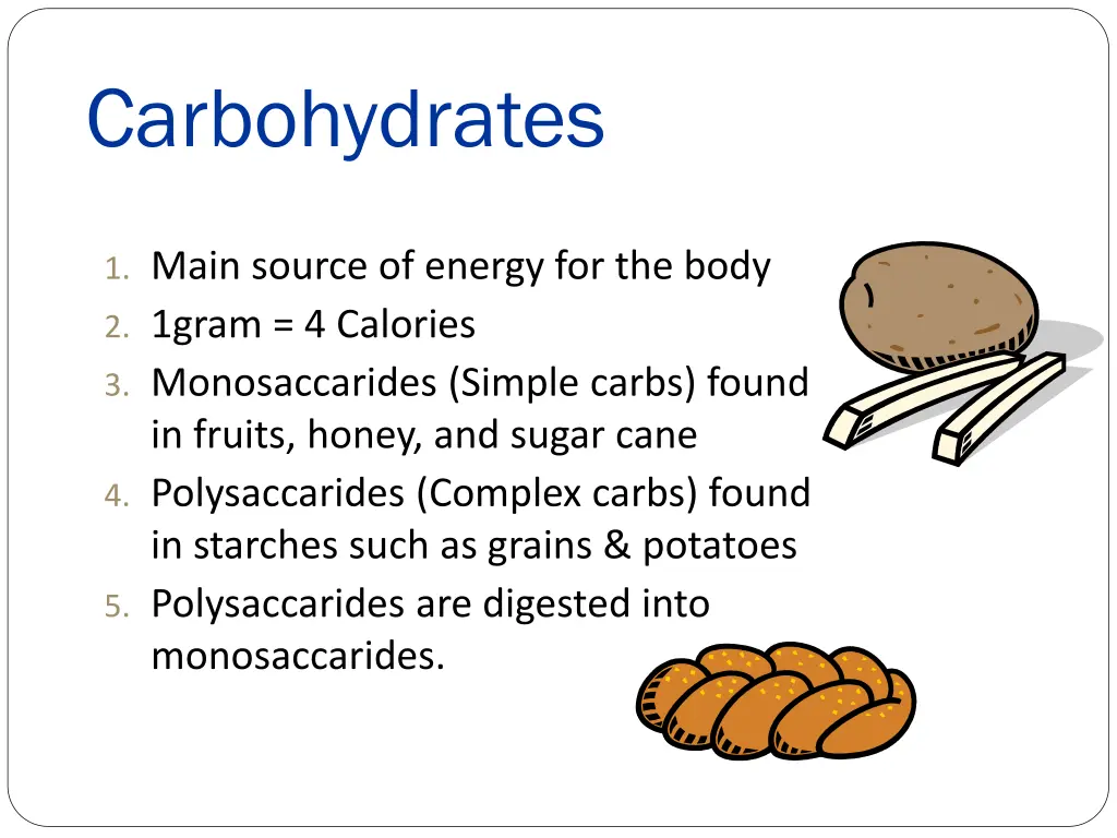 carbohydrates 1