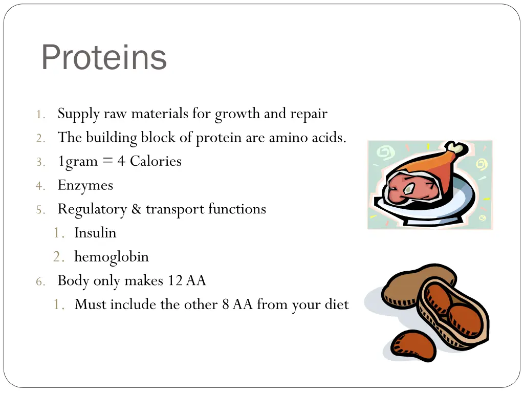 proteins