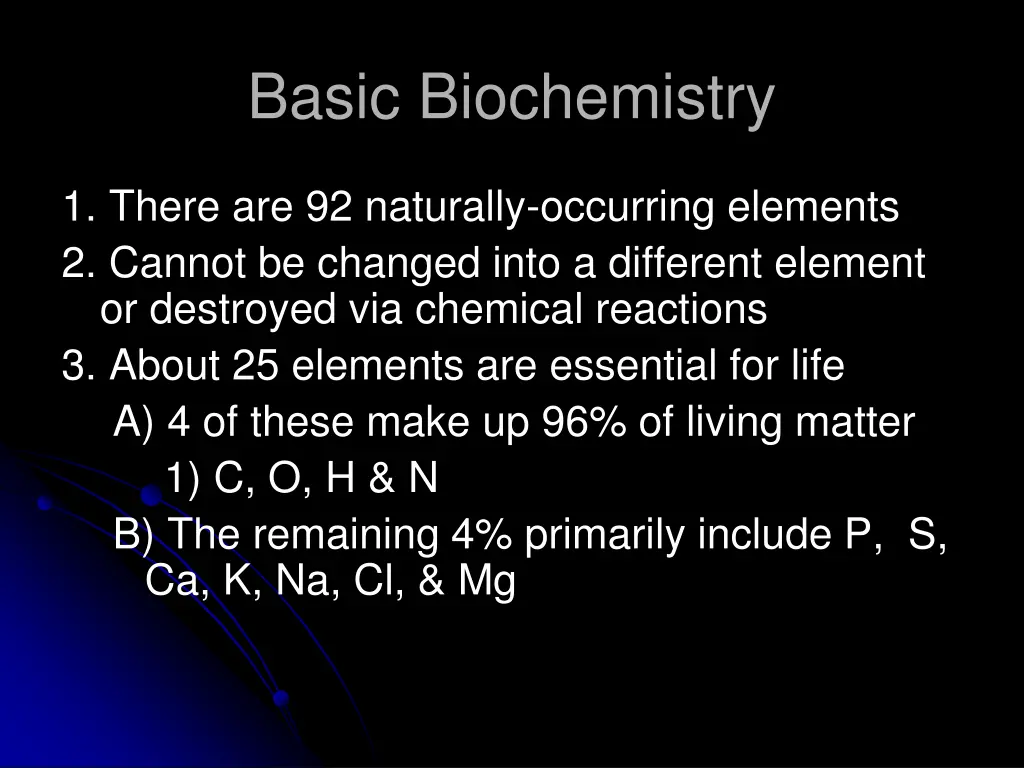 basic biochemistry 1