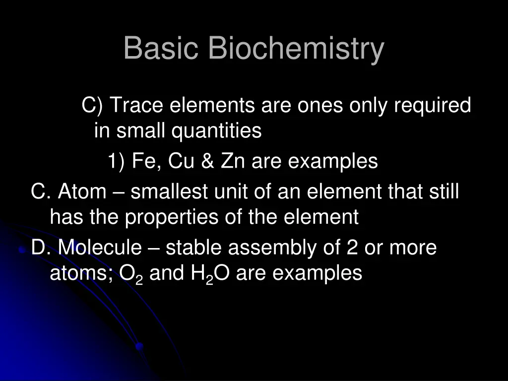 basic biochemistry 2