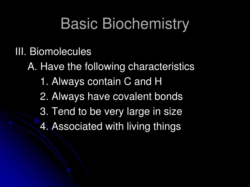 basic biochemistry 20