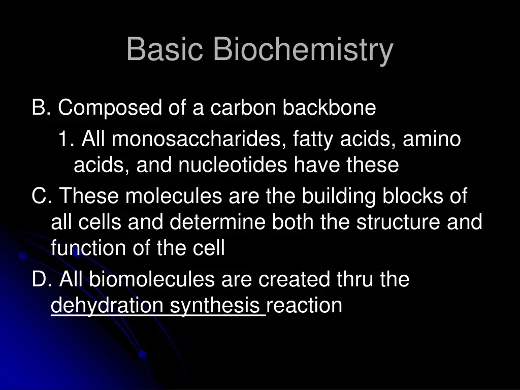 basic biochemistry 21