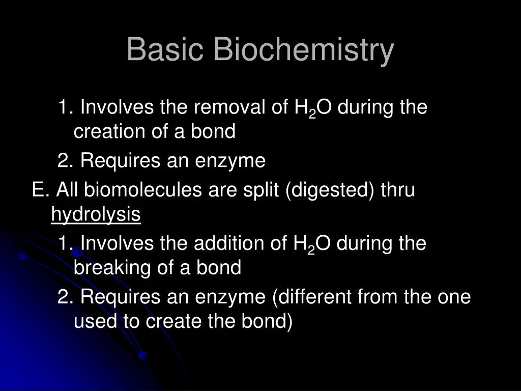 basic biochemistry 22