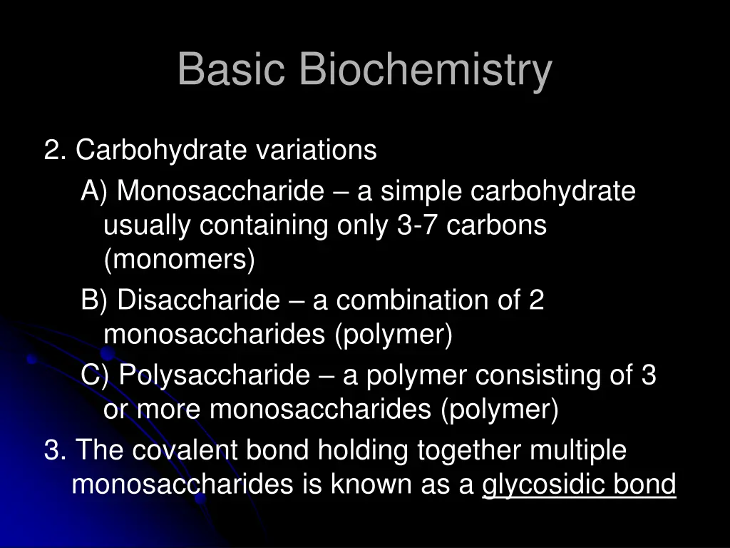 basic biochemistry 24