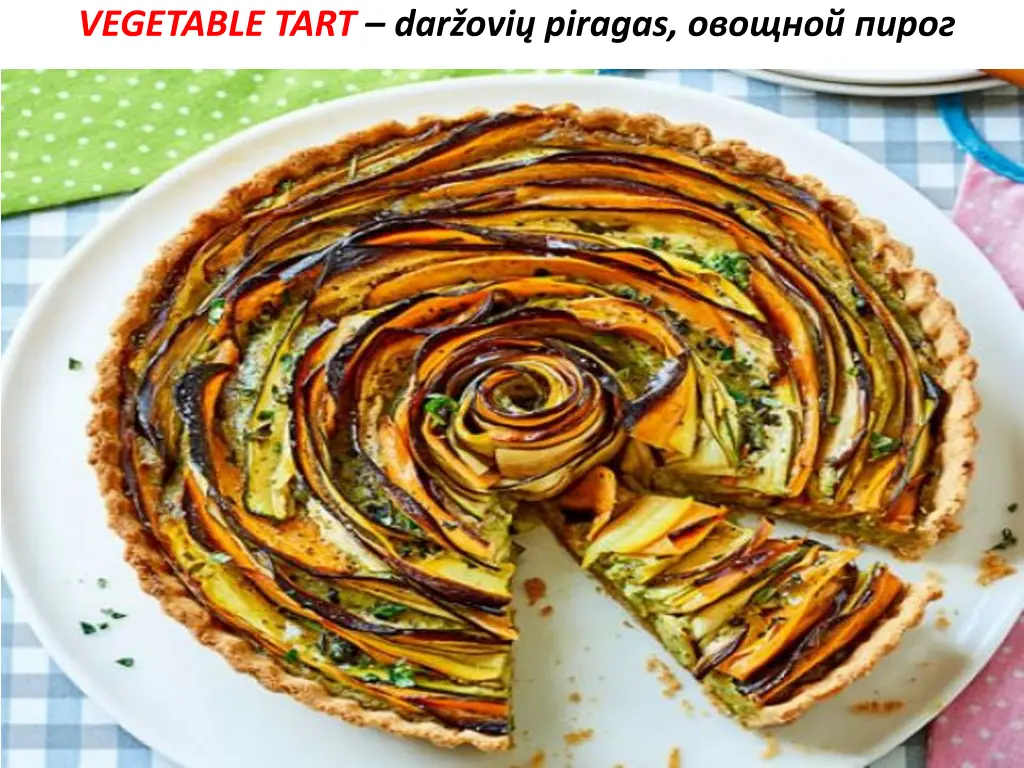 vegetable tart dar ovi piragas