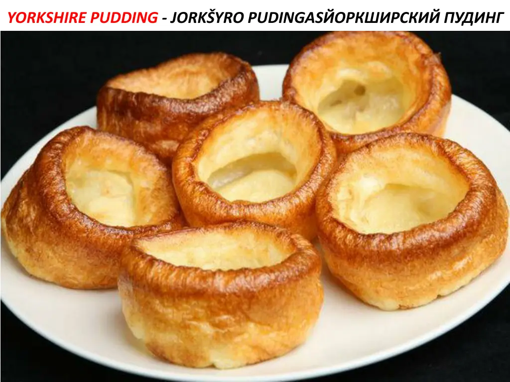 yorkshire pudding jork yro pudingas