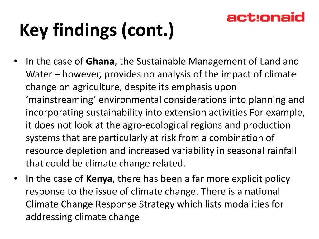 key findings cont 4