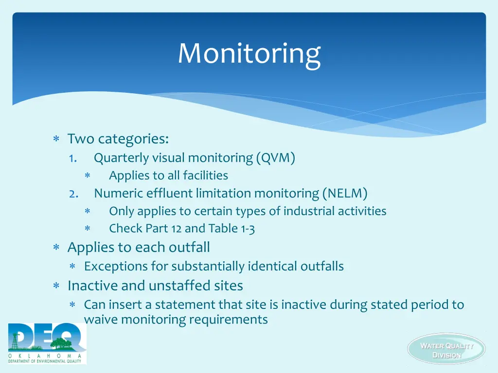 monitoring