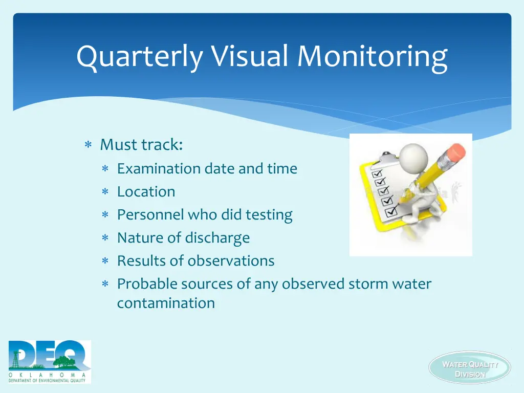 quarterly visual monitoring 1