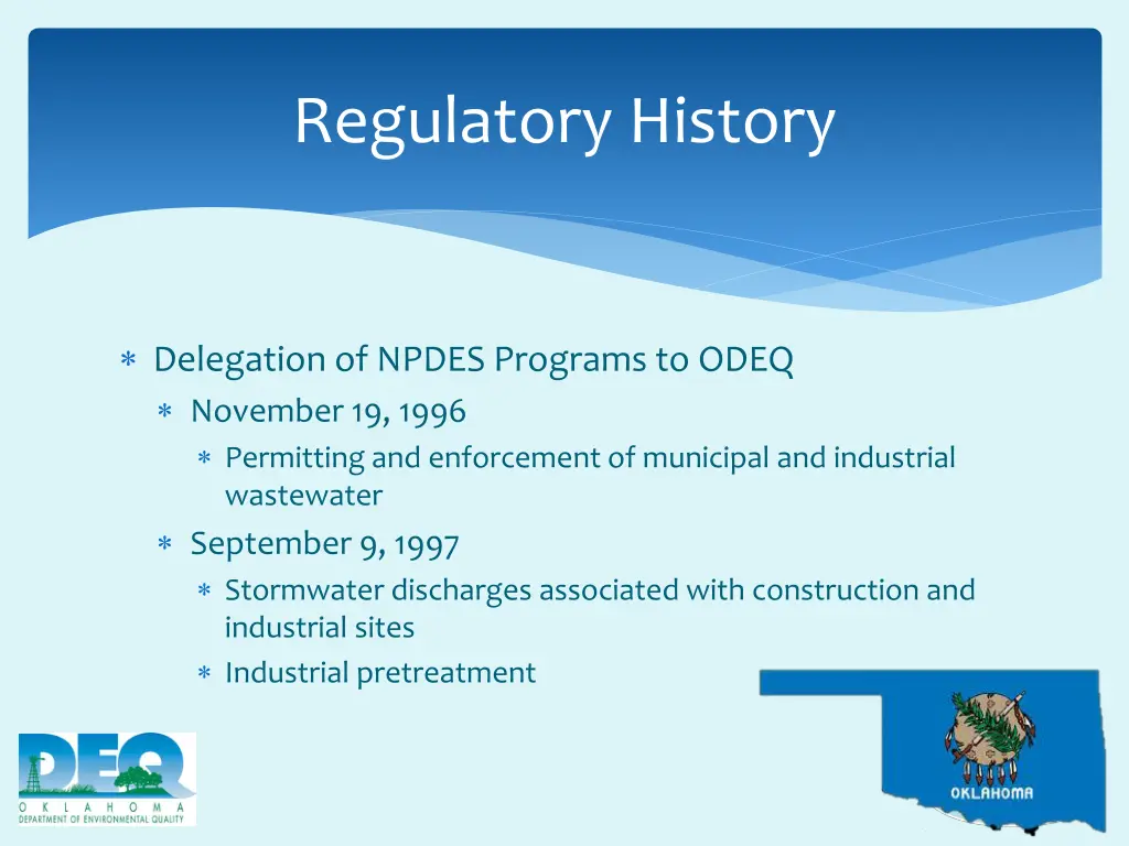 regulatory history 3