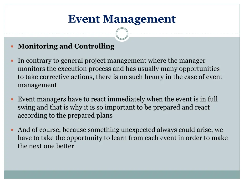 event management 4