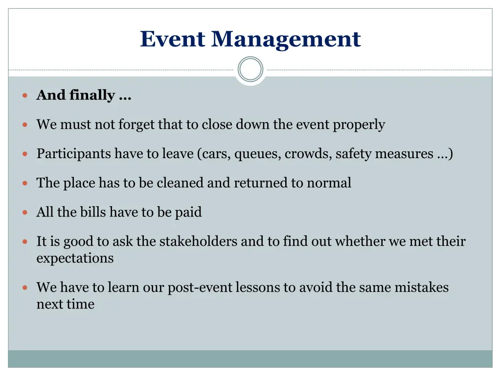 event management 5