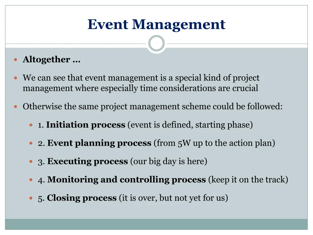 event management 6