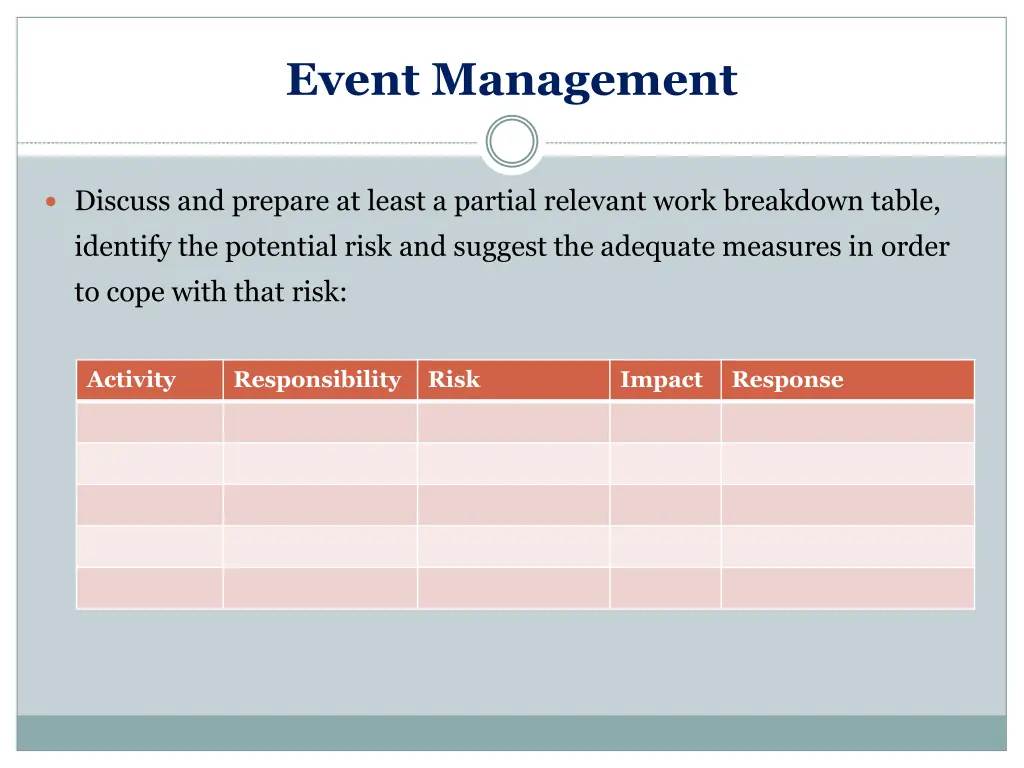 event management 8