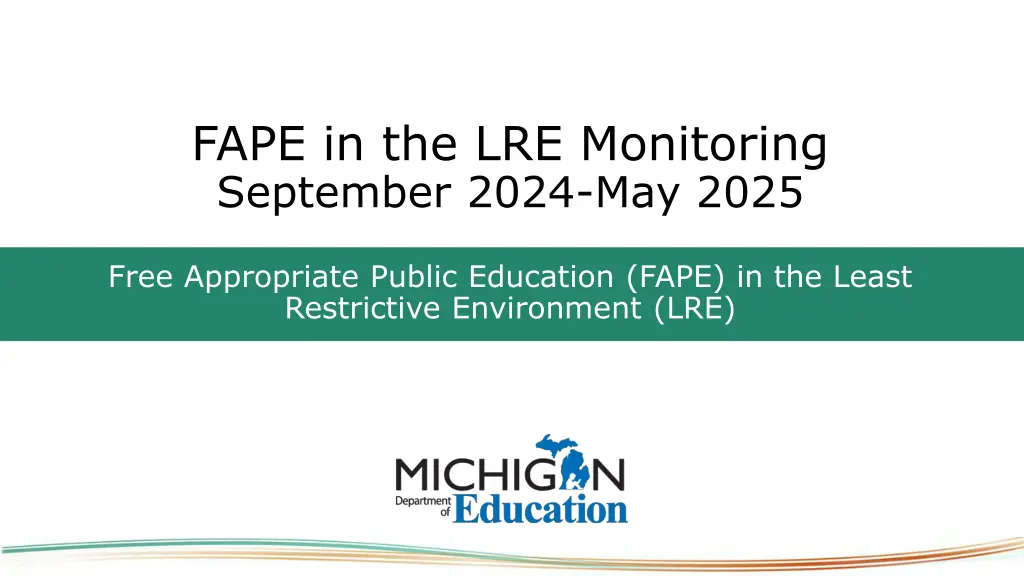 fape in the lre monitoring september 2024 may 2025