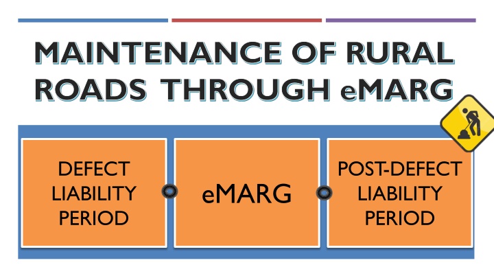 maintenance of rural roads through emarg