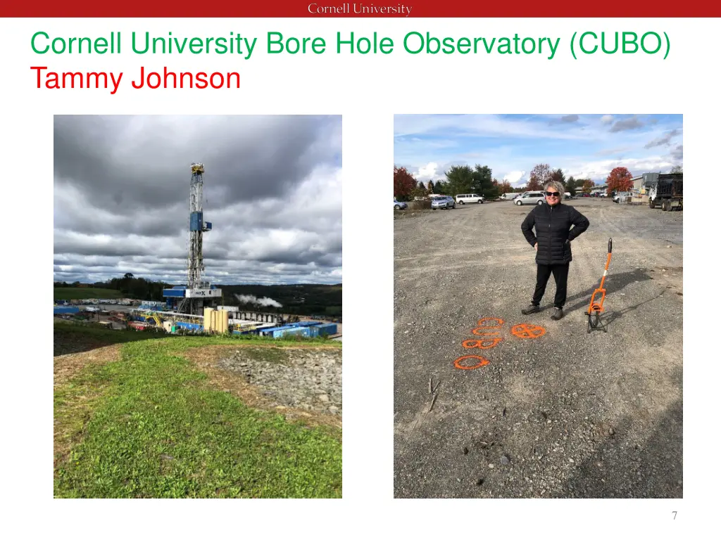 cornell university bore hole observatory cubo