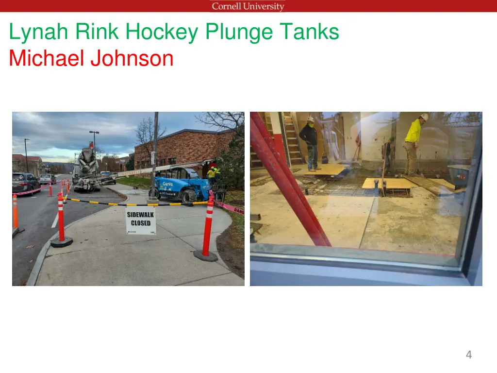 lynah rink hockey plunge tanks michael johnson