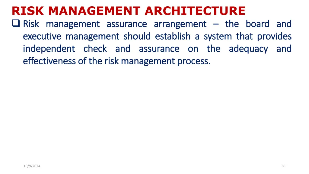 risk management architecture risk risk management 1