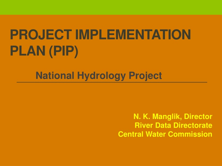 project implementation plan pip