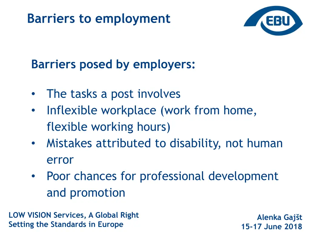 barriers to employment 2