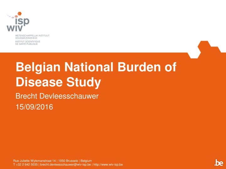 belgian national burden of disease study brecht