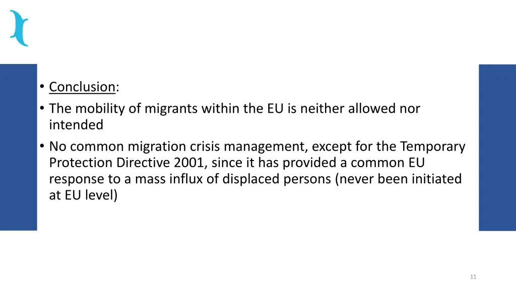 conclusion the mobility of migrants within