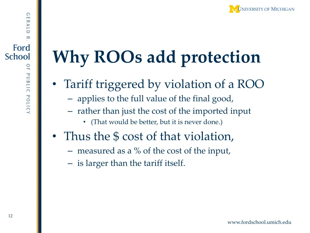 why roos add protection