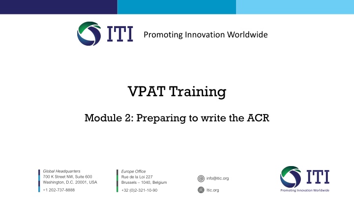 iti promoting innovation worldwide