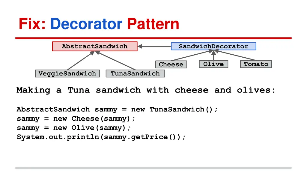 fix decorator pattern 2