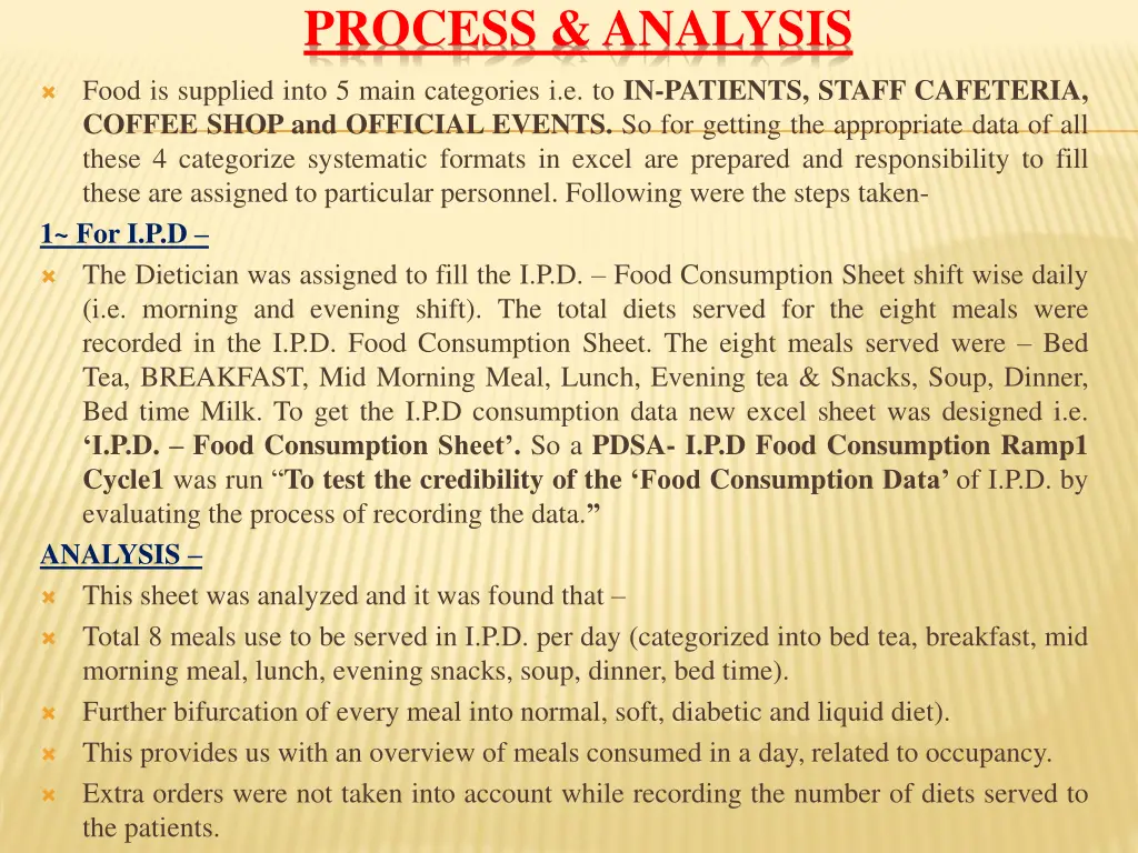 process analysis